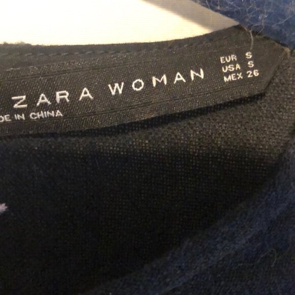 Zara Embroidered Cottagecore Dress  Small - Picture 2 of 8